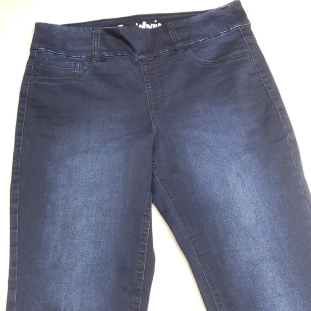 LIKE NEW JEANIOLOGIE DARKWASH LEGGING JEANS 14/32x28 ⭐️
